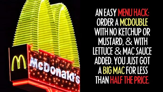 Mcdouble Big Mac Hack